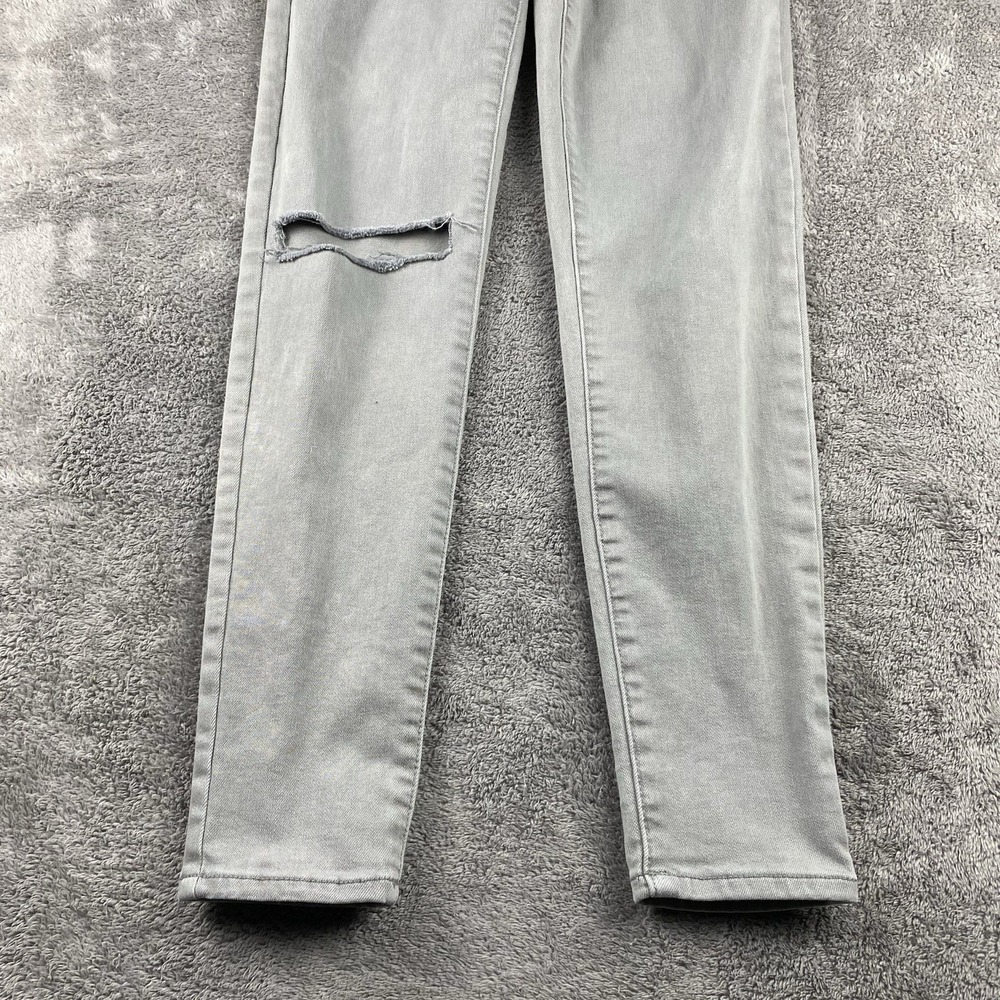 American Eagle Super Stretch High Rise Jegging Jeans Womens 6 R Gray - Picture 2 of 15